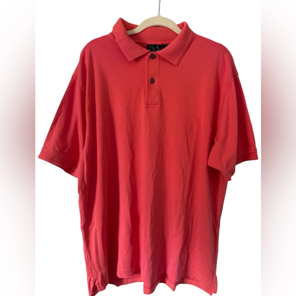 Jos. A. Bank Red Polo Shirt Classic Short Sleeve